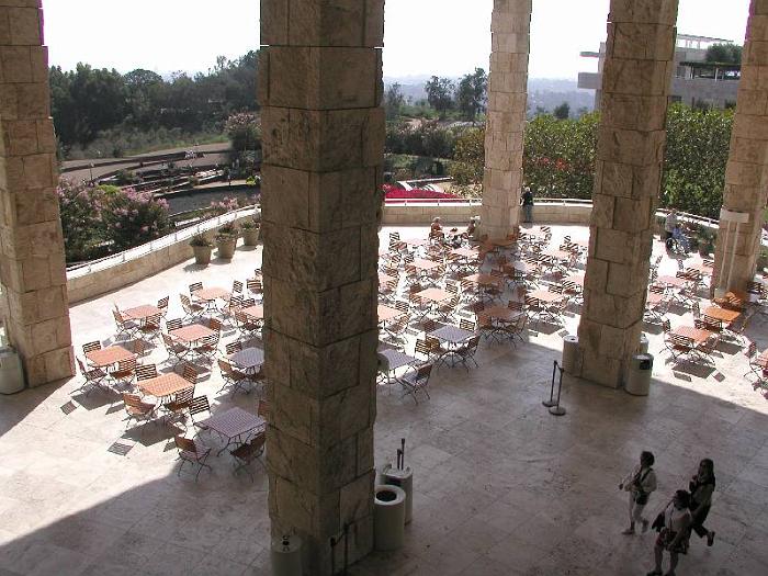 Getty museum view point